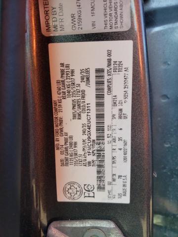 Photo 10 from auction – 2014 FORD ESCAPE SE with VIN 1FMCU9GX4EUC71311