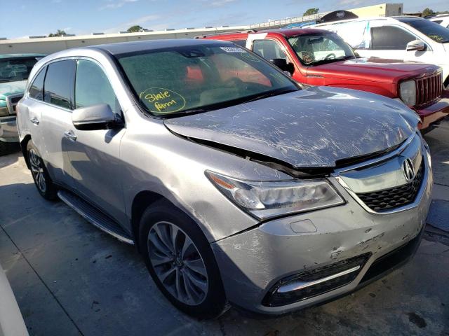 ACURA MDX TECHNO 2016 with VIN 5FRYD4H4XGB504538 - Photo from auction