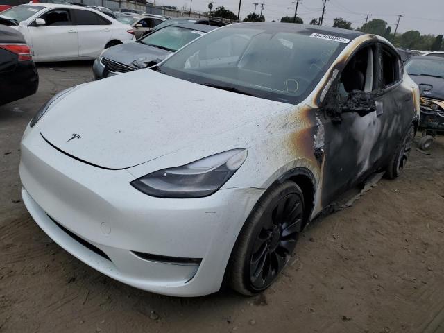 Photo 2 from auction – 2022 TESLA MODEL Y with VIN 7SAYGDEF1NF410692