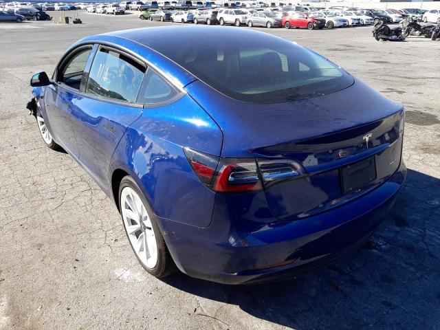 Photo 3 from auction – 2022 TESLA MODEL 3 with VIN 5YJ3E1EB8NF185616