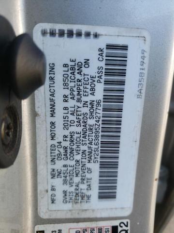 Photo 10 from auction – 2005 PONTIAC VIBE with VIN 5Y2SL63895Z427796