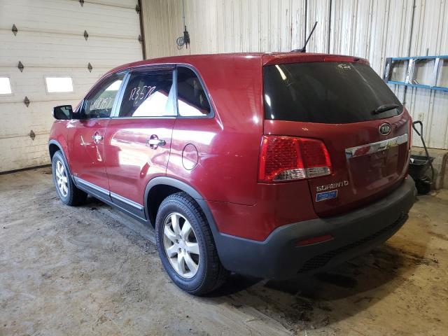 Photo 3 from auction – 2011 KIA SORENTO BA with VIN 5XYKTCA12BG012494