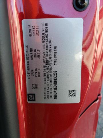 Photo 10 from auction – 2011 CADILLAC CTS with VIN 1G6DA1ED7B0135269