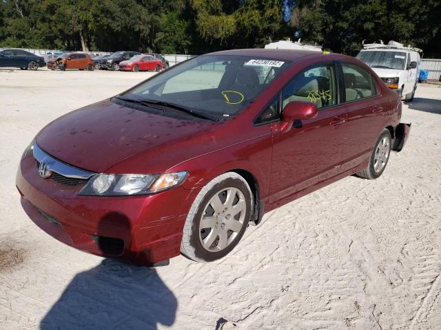 Photo 2 from auction – 2010 HONDA CIVIC LX with VIN 19XFA1F55AE085460