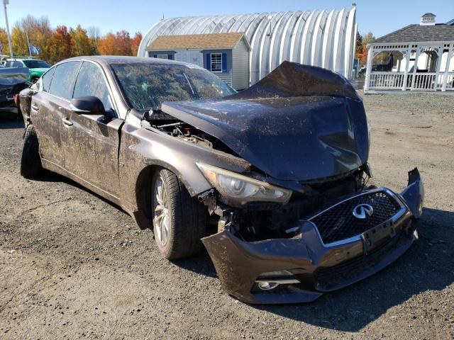 INFINITI Q50 BASE 2014 with VIN JN1BV7AR7EM680482 - Photo from auction
