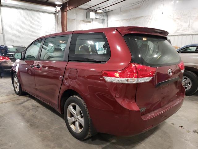 Photo 3 from auction – 2012 TOYOTA SIENNA BAS with VIN 5TDKA3DC1CS010081