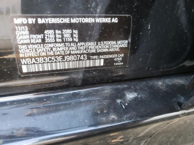 Photo 10 from auction – 2014 BMW 328 XI with VIN WBA3B3C53EJ980743