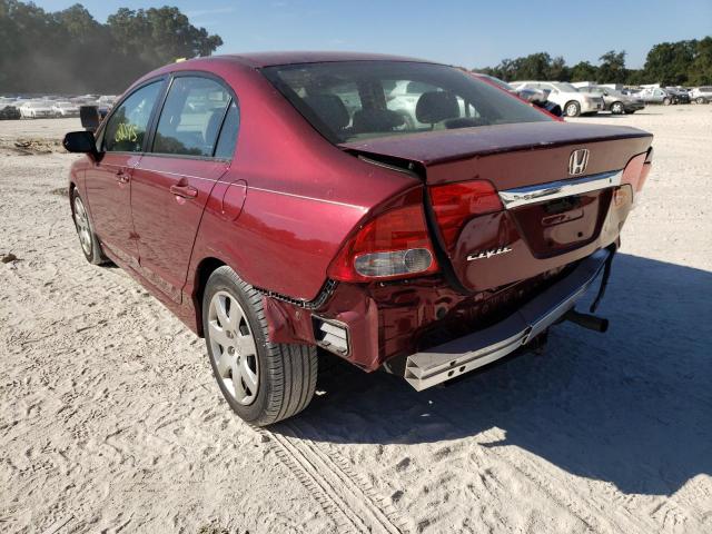 Photo 3 from auction – 2010 HONDA CIVIC LX with VIN 19XFA1F55AE085460