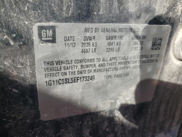 Photo 10 from auction – 2014 CHEVROLET MALIBU 1LT with VIN 1G11C5SL5EF173249