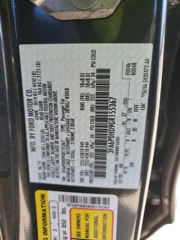 Photo 10 from auction – 2016 FORD FUSION SE with VIN 3FA6P0HD9GR155367
