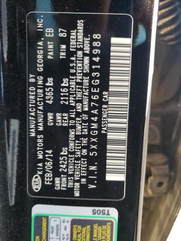 Photo 10 from auction – 2014 KIA OPTIMA LX with VIN 5XXGM4A76EG314988