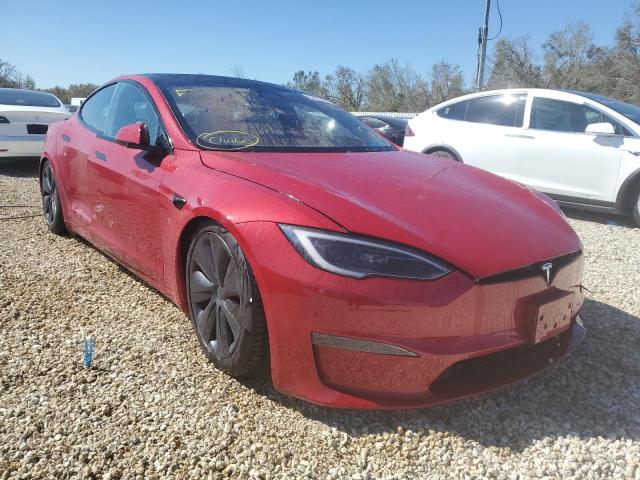 TESLA MODEL S 2022 with VIN 5YJSA1E67NF484993 - Photo from auction