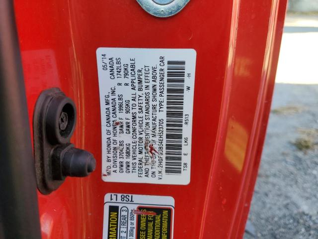 Photo 10 from auction – 2014 HONDA CIVIC LX with VIN 2HGFG3B54EH523705