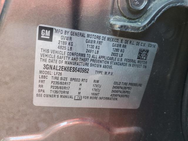 Photo 10 from auction – 2014 CHEVROLET CAPTIVA LS with VIN 3GNAL2EK6ES640982