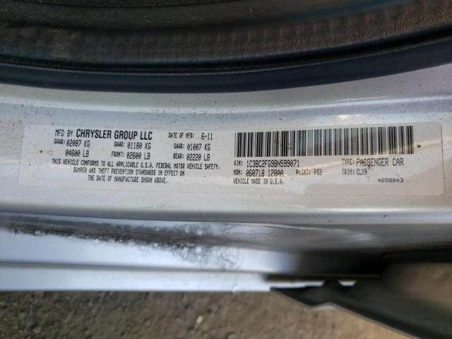 Photo 10 from auction – 2011 CHRYSLER 200 LIMITE with VIN 1C3BC2FG9BN599071