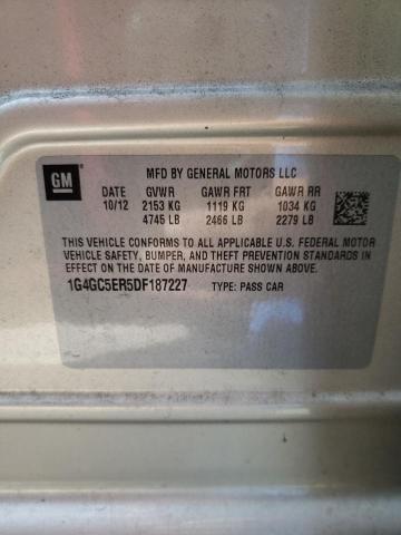 Photo 10 from auction – 2013 BUICK LACROSSE with VIN 1G4GC5ER5DF187227