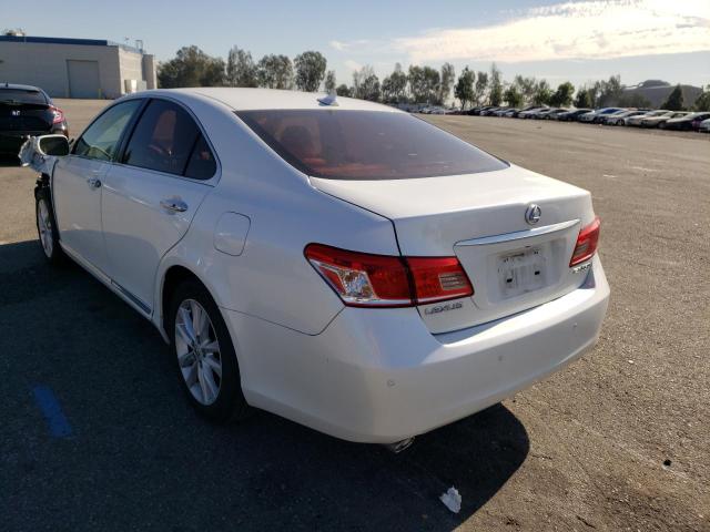 Photo 3 from auction – 2010 LEXUS ES 350 with VIN JTHBK1EG9A2361973