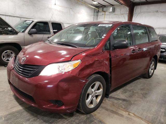 Photo 2 from auction – 2012 TOYOTA SIENNA BAS with VIN 5TDKA3DC1CS010081