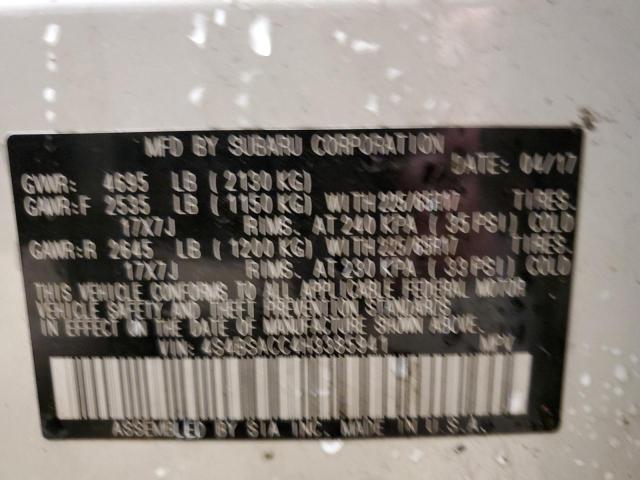 Снимка 10 от търг – 2017 SUBARU OUTBACK 2. с VIN 4S4BSACC4H3385941