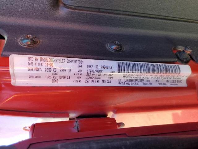 Photo 10 from auction – 2003 JEEP WRANGLER / with VIN 1J4FA69S43P323889