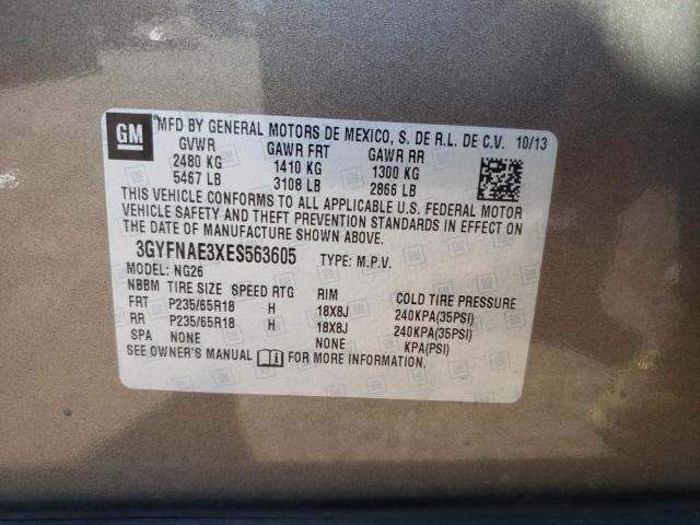 Photo 10 from auction – 2014 CADILLAC SRX with VIN 3GYFNAE3XES563605