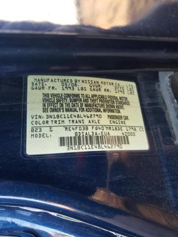 Photo 10 from auction – 2008 NISSAN VERSA S with VIN 3N1BC11E48L462790