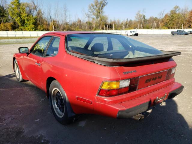 Photo 3 from auction – 1983 PORSCHE 944 with VIN WP0AA0944DN451500