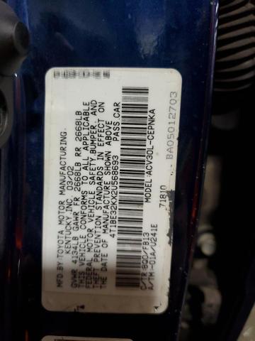 Photo 10 from auction – 2002 TOYOTA CAMRY LE with VIN 4T1BE32KX2U568693