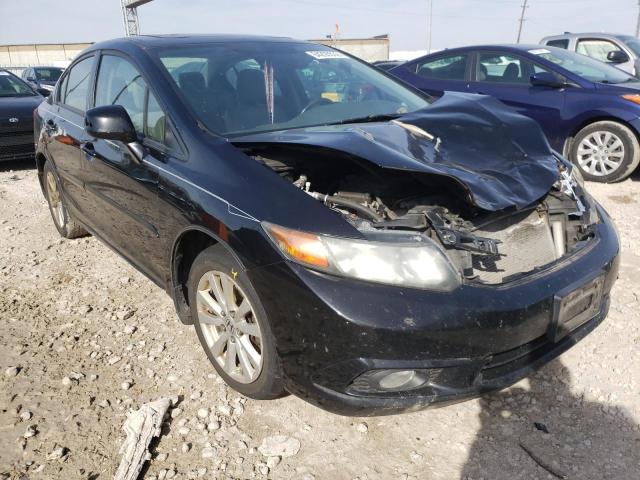 HONDA CIVIC EXL 2012 with VIN 19XFB2F96CE000313 - Photo from auction
