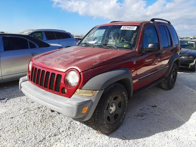 Photo 2 from auction – 2007 JEEP LIBERTY SP with VIN 1J4GL48K07W522034