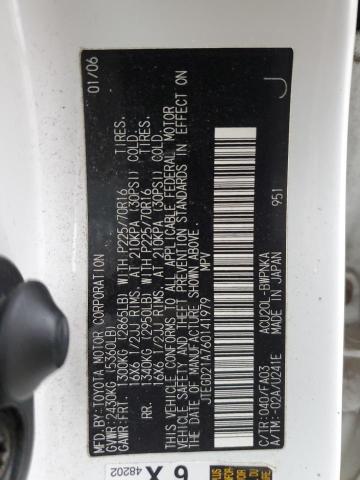 Photo 10 from auction – 2006 TOYOTA HIGHLANDER with VIN JTEGD21A760141979