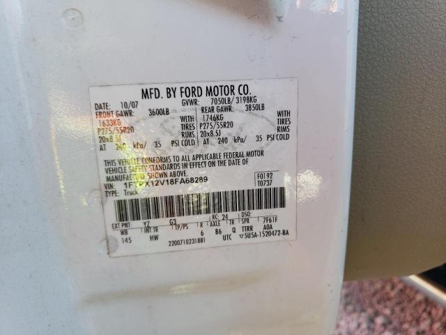 Photo 10 from auction – 2008 FORD F150 with VIN 1FTPX12V18FA68289