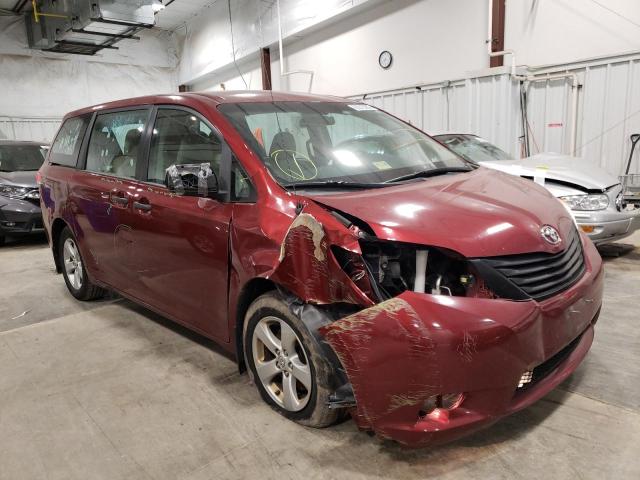 TOYOTA SIENNA BAS 2012 with VIN 5TDKA3DC1CS010081 - Photo from auction