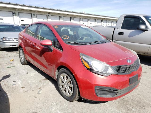 KIA RIO LX 2014 with VIN KNADM4A36E6385202 - Photo from auction