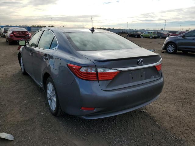 Photo 3 from auction – 2014 LEXUS ES 300H with VIN JTHBW1GGXE2066467