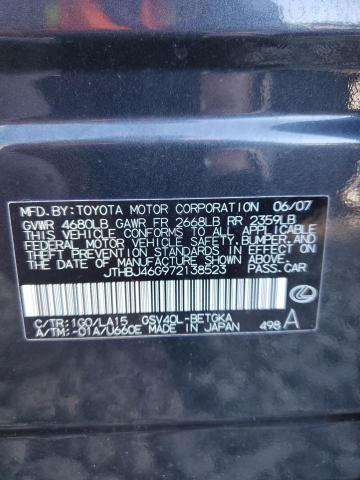 Photo 10 from auction – 2007 LEXUS ES 350 with VIN JTHBJ46G972138523