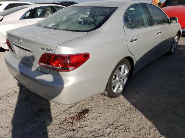 Photo 4 from auction – 2005 LEXUS ES 330 with VIN JTHBA30G355063297