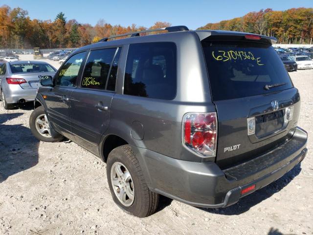 Фото 3 с аукциона – 2007 HONDA PILOT EXL с VIN 5FNYF18557B021803