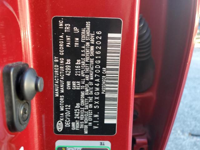Photo 10 from auction – 2013 KIA OPTIMA LX with VIN 5XXGM4A70DG162026