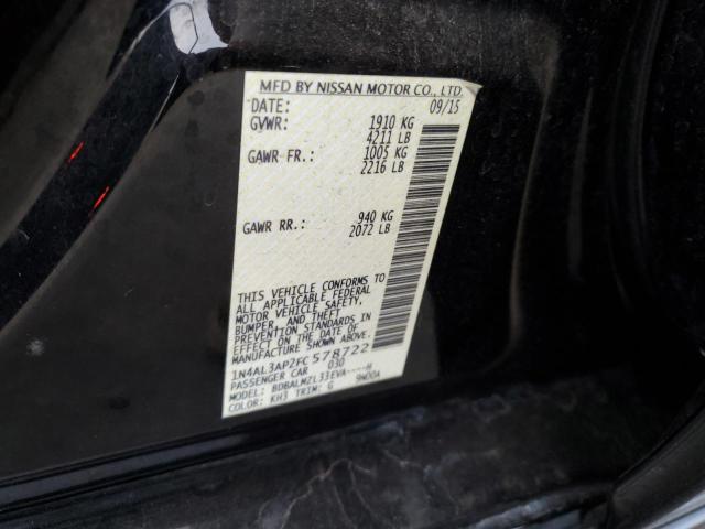 Photo 10 from auction – 2015 NISSAN ALTIMA 2.5 with VIN 1N4AL3AP2FC578722