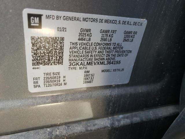Photo 10 from auction – 2021 GMC TERRAIN SL with VIN 3GKALMEVXML364155
