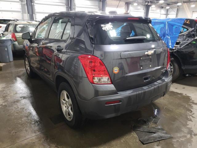 Photo 3 from auction – 2016 CHEVROLET TRAX LS with VIN 3GNCJNSB6GL236968
