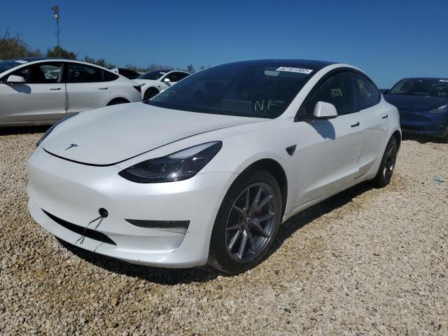 Photo 2 from auction – 2021 TESLA MODEL 3 with VIN 5YJ3E1EAXMF054208