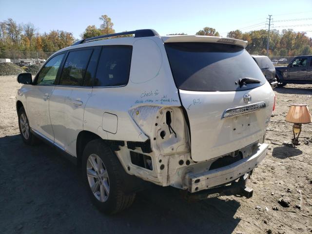 Photo 3 from auction – 2012 TOYOTA HIGHLANDER with VIN 5TDBK3EH1CS093972