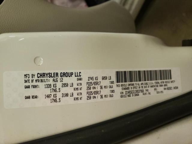 Photo 10 from auction – 2013 DODGE GRAND CARA with VIN 2C4RDGCG1DR537968
