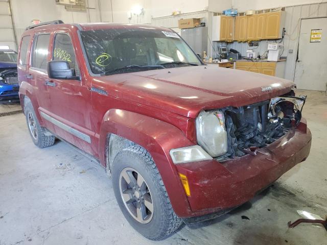 JEEP LIBERTY SP 2008 with VIN 1J8GN28K58W106026 - Photo from auction