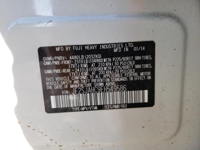 Photo 10 from auction – 2014 SUBARU FORESTER 2 with VIN JF2SJAHC9EH549586