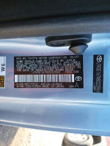 Photo 10 from auction – 2008 TOYOTA SCION TC with VIN JTKDE167X80223969