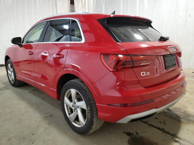 Photo 3 from auction – 2020 AUDI Q3 PREMIUM with VIN WA1AECF37L1036799