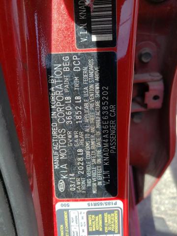 Photo 10 from auction – 2014 KIA RIO LX with VIN KNADM4A36E6385202
